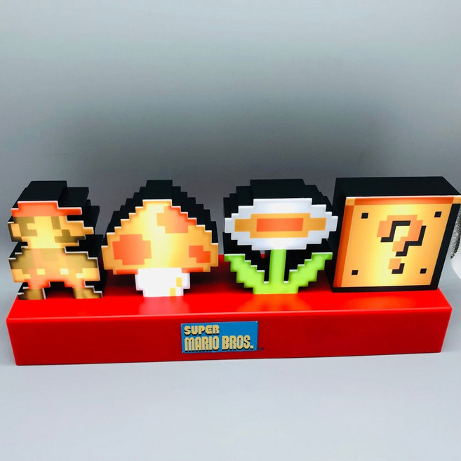 게임룸 조명 아이템 무드등 램프 테이블 장식 스 침실 물음표 게임용, 02 12 Piece Set