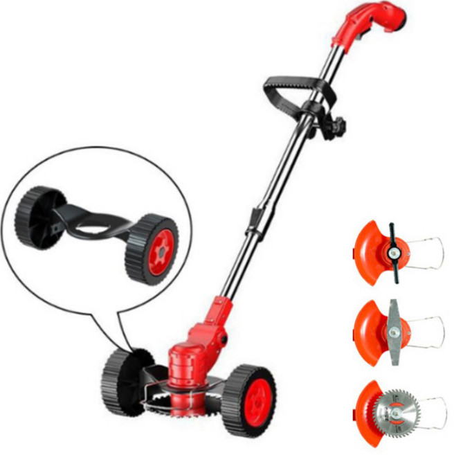 신형 봄앤 싹쓸이 무선 충전식 예초기 초경량 제초기 벌초잡초잔디깍기 40분연속사용 충전예초기 전기예초기 전동예초기, 1개