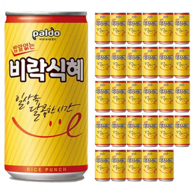 팔도 밥알없는 비락식혜 175ml x 30캔, 175ml*30캔