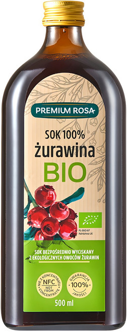 프리미엄로사 유기농 크랜베리 원액, 500ml, 1개