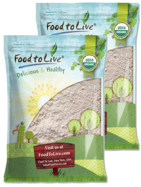 브레드 파우더 밀분유 통곡물 메밀가루 블렌드 8온스 메밀가루와 귀리가루 비GMO 파인 밀 비건 벌크 맞춤형 혼합물. 다목적 밀가루. 베이킹에 적합, 16 Pounds