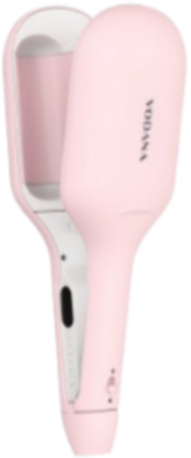 보다나 글로우 물결 고데기 40mm 파우더 핑크(물결펌), 1개, 파우더 핑크