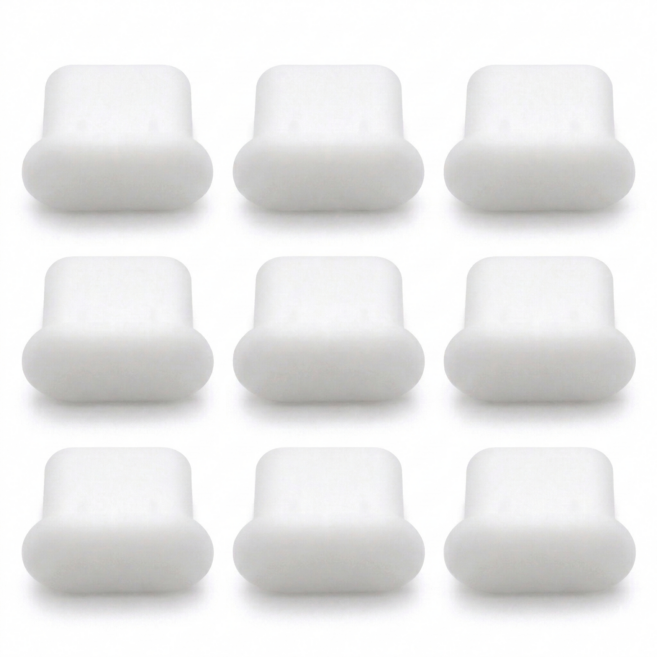 [위너] 실리콘 먼지마개, 9개, C타입, 화이트