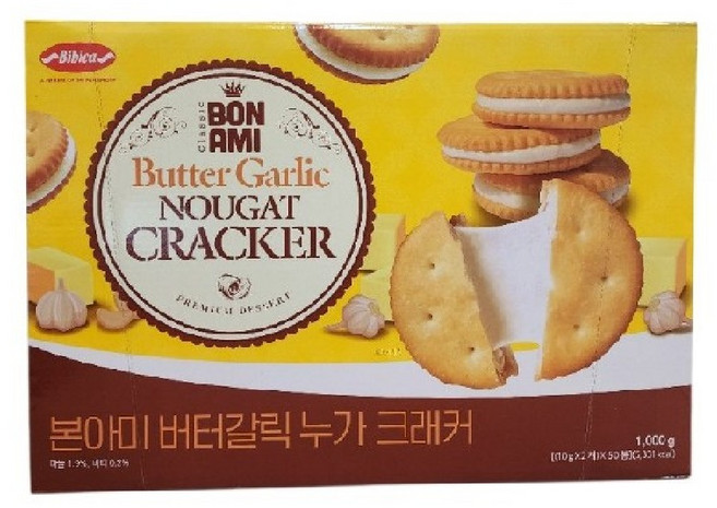본아미 버터 갈릭 누가크래커, 2개, 1kg