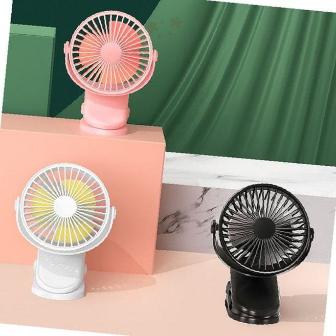 클립 고정 휴대 선풍기 거치 스탠드 기능 유모차 부착 야외 나들이 아기 동반, 상세페이지 참조, 화이트