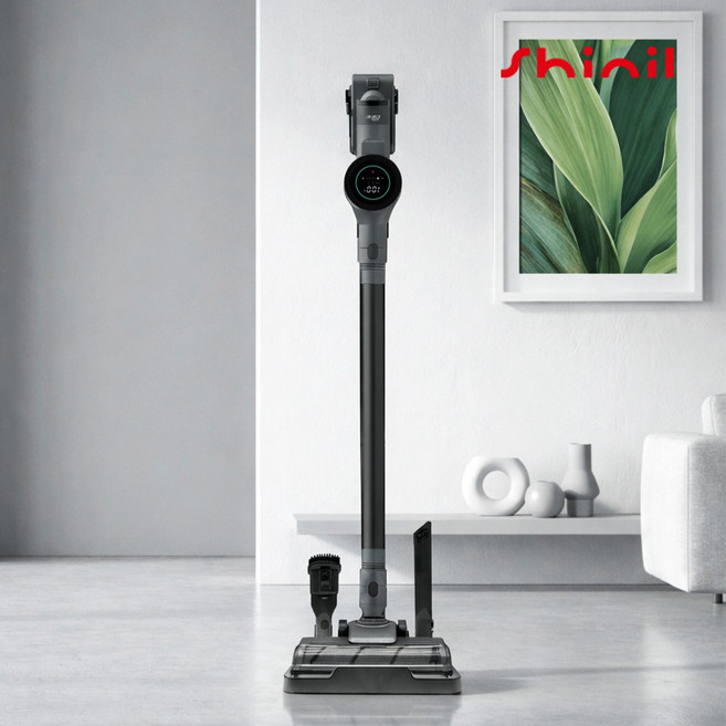 신일 BLDC 싹쓸이 무선 진공 청소기 + 충전 거치대 포함 SVC-JS330WK, 모노톤