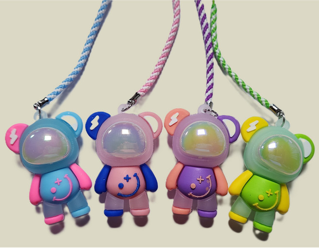 별난 골프 LED반짝 곰돌이 골프티걸이 악세사리 4색상 1세트 1개, 혼합