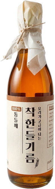 꼬소명가 착한 들기름, 1개, 350ml