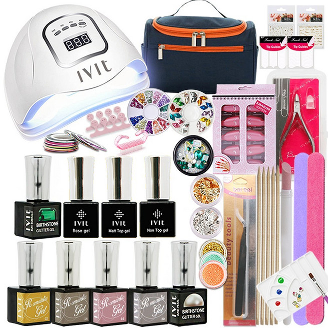 아이빛 셀프네일스토리 젤네일 세트, 1세트, 셀프네일스토리_C