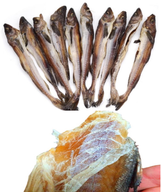 쫄깃한맛 중국 연변 건어물 통태 통명태 통짝태 대자 50센치 10마리 1봉, 1개