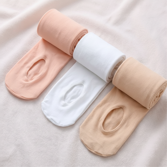 고트 80D 엘랑 성인 발레 타이즈 에센셜 3종 세트, 에센셜 세트(스킨+피치+화이트)