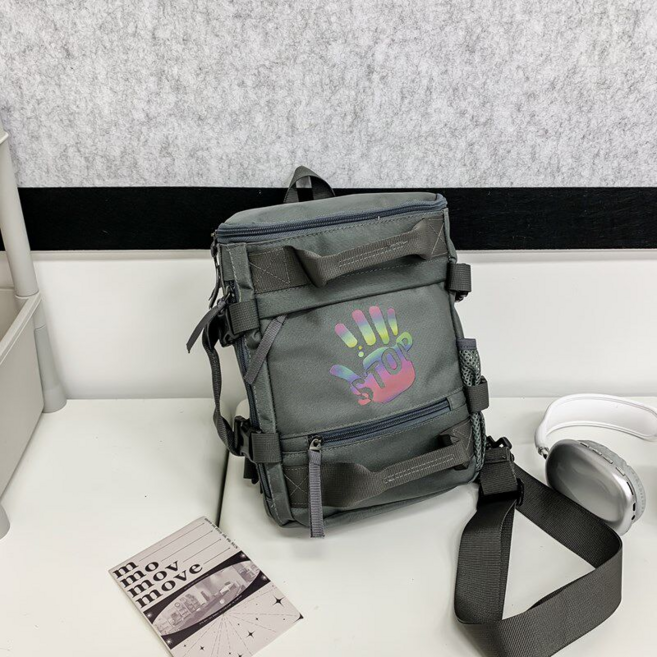 틱톡에서 소문난 남성용 패셔너블 대용량 백팩 고등학생용 캐주얼 노트북 여행 백팩