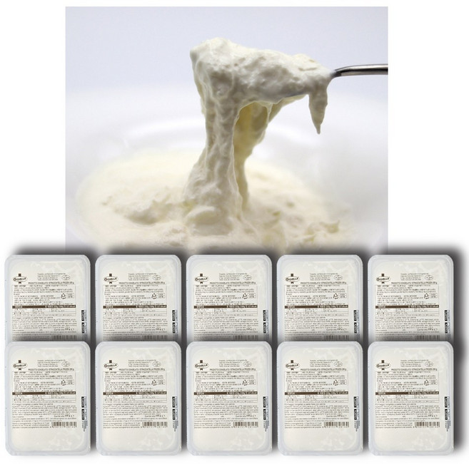 조이엘라 스트라차텔라 치즈 250g x 10개 부라타치즈 크림