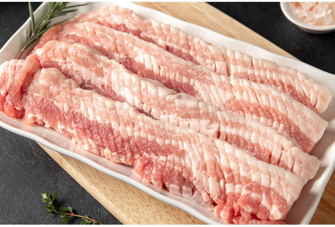 상위1%듀록 냉장1kg무뼈 무연골 무퍽퍽살 칼집 삼겹살, 1kg, 1개