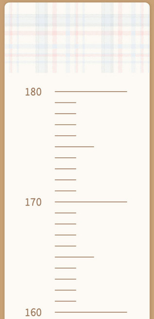 마이앤트 찢어지지 않는 방수 PET 페트 유아 아기 어린이 키재기 포스터 성장기록, 01.크림아이보리