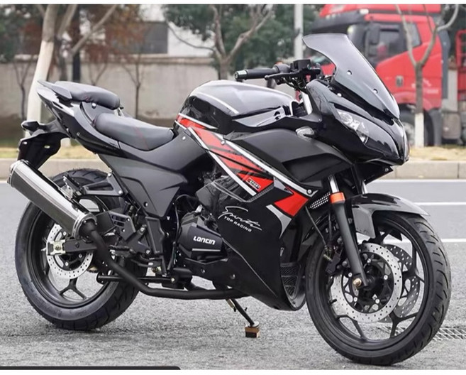 HJ 신형 250CC 단기통 자동차 이동 가족 성인용 오토바이 파티 경주, 5