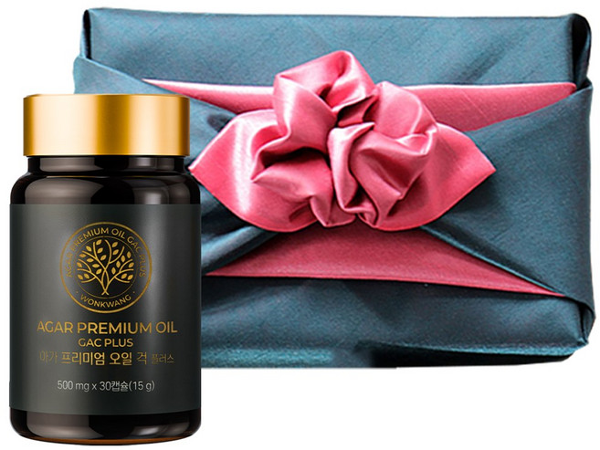 한미양행 아가로얄 침향 오일 캡슐 베트남 걱오일 프리미엄 명절 선물세트, 3세트, 30회분