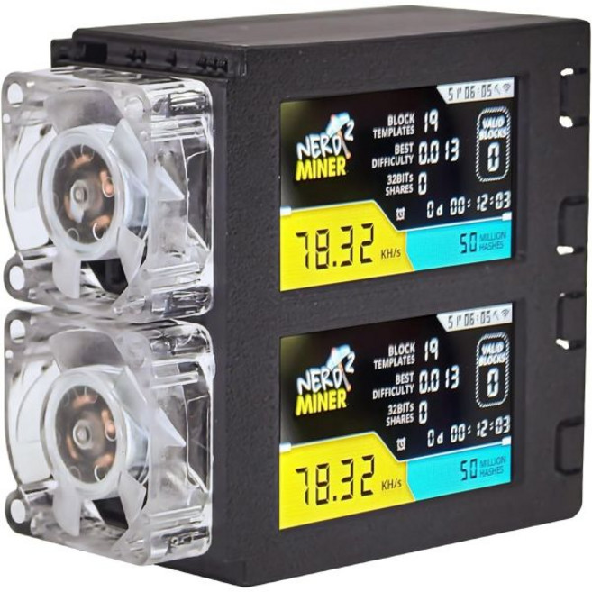 비트코인 채굴기 라이트 휴대 가정용 솔로 마이너 78KH/s2 T디스플레이 S19 프로 2.4G WiFi 복권 미니 3.125 BTC 당첨 저전력 LED 팬블랙, 비트코인 채굴기 라이트 휴대 가정용 솔로 마이너 78K