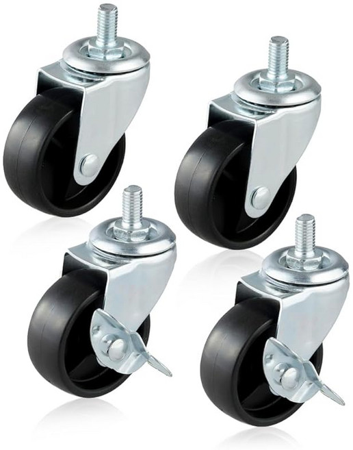 아이리스오야마 조립 간편 연결 스틸 랙용 캐스터 KRSR-C