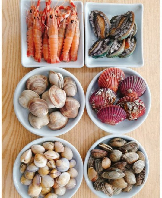 [삼남매전복] 조개탕 해물모둠 해물뚝배기 쿠킹박스 집들이 음식 메뉴, 1개, 860g