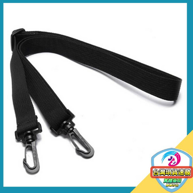 可調節包包背帶 相機電腦包可用肩背帶 寬背帶 側背帶 斜背帶 替換背帶, 1個, 素面黑色, 黑色