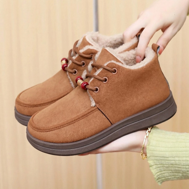 여성 겨울가볍고 편안한 부드러운 방한화 겨울가플랫슈즈