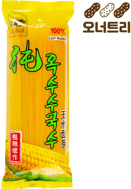 오너트리 천수원 옥수수국수 400g 마라탕 글루텐프리 면 사리, 1개