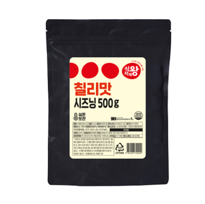 식자재왕 칠리맛 시즈닝 분말, 6개, 500g