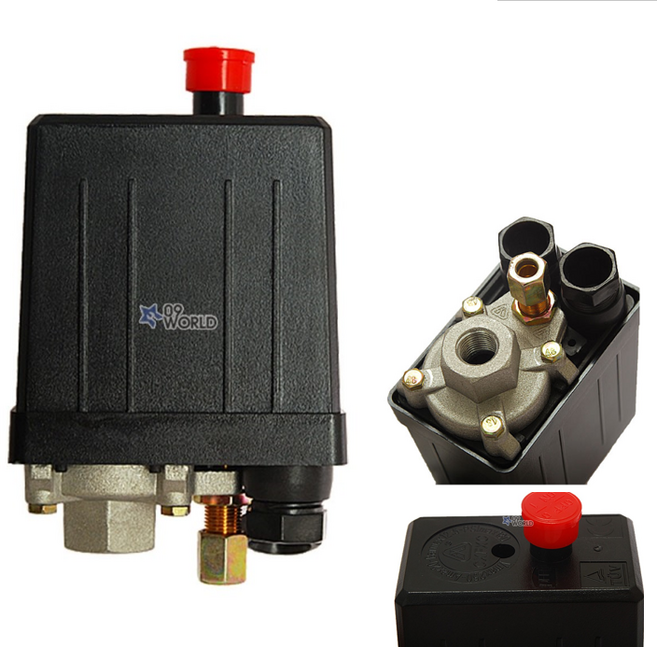 신바람 에에콤프레샤 스위치 1구 암나사 PT 1/4, 1개