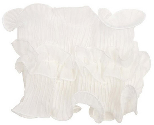 고운골프 레이스 넥워머, 화이트, 1개