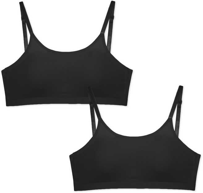 [애프터문] 심리스 노와이어 가벼운 브라탑 2매 세트