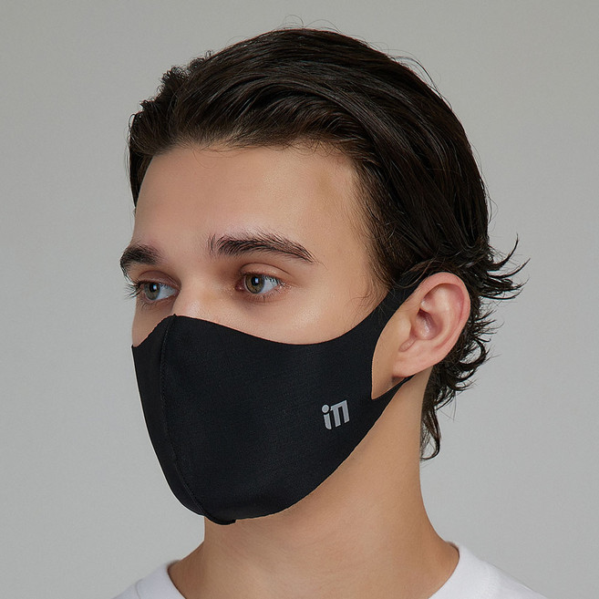 아이엠 쿨마스크 3매 SET, 3개, 블랙