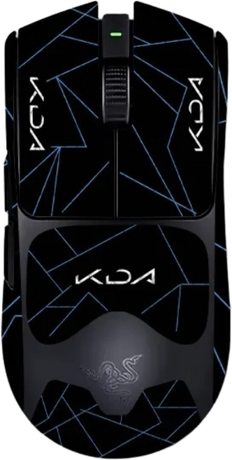 AIMITU 레이저 Viper V3 Pro 유무선 마우스 게이밍 마우스 그립 테이프 미끄럼방지 2p, 2개, 블랙 KDA