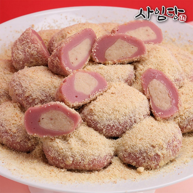 사임당 한입의 달콤한 행복 딸기 앙금 생크림 케익 찹쌀떡 (6개입)