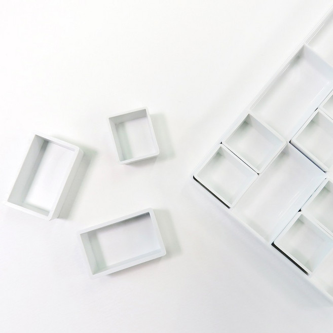 세르지오 포켓고체물감 빈케이스 하프펜 half pan 8개입 12개입, 자석whole pan 6개입