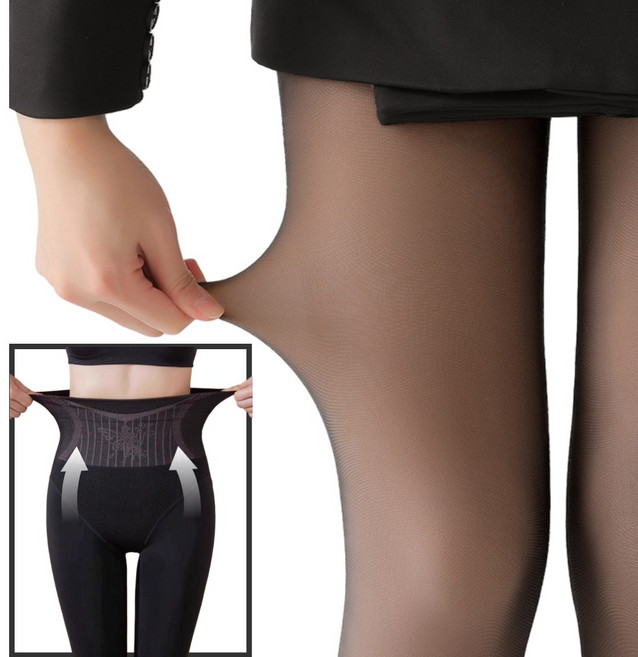 글로즈온 기모없는 몸매보정 하이웨스트 일반형 페이크 착시 팬티스타킹