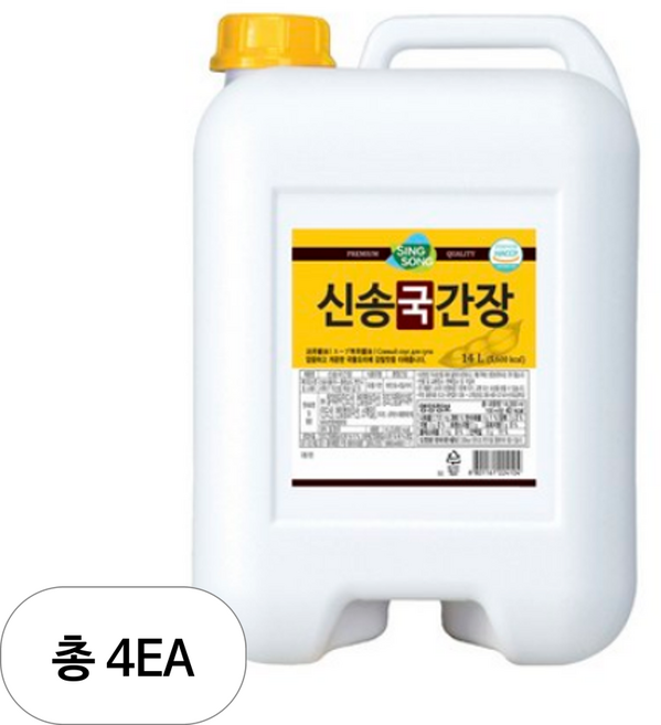 신송 국간장, 14L, 4개