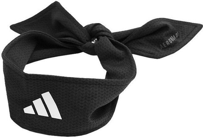 테니스 타이밴드 A.R(IC3563) 아디다스 헤드밴드, 블랙, 1개