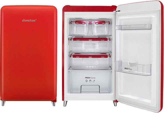 위니아 딤채 쁘띠 김치냉장고 스탠드형 100리터 WDS10KTACRF / 1도어 / 방문설치 / 폐가전수거