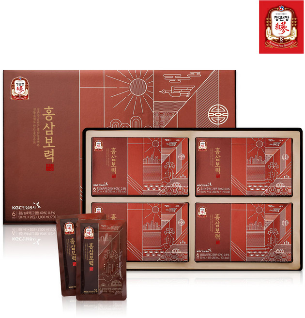 정관장 홍삼보력 50ml 20포, 1L, 1개