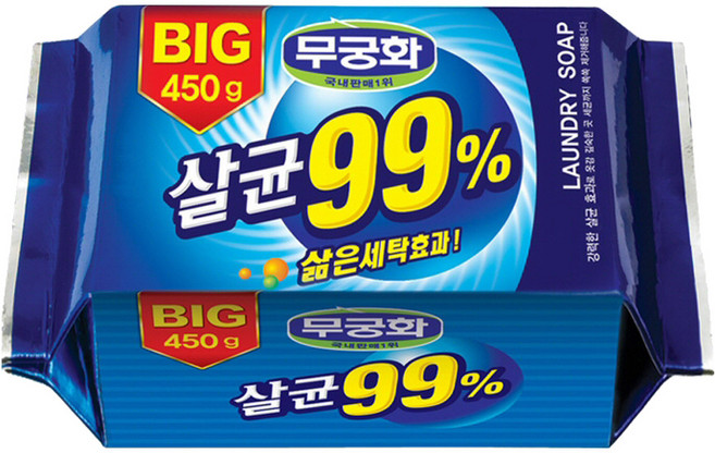무궁화 살균99% 세탁비누, 1ml, 450g, 1개입, 1개