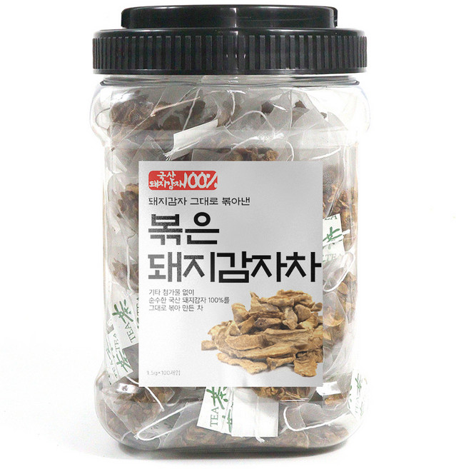 볶은 돼지 감자차 티백, 1.5g, 100개입, 1개