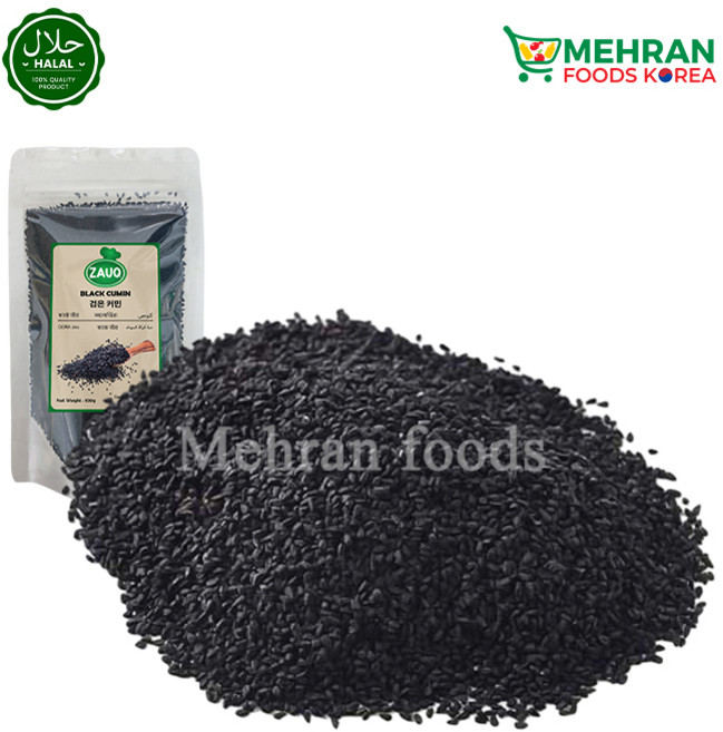 ZAUQ Nigella Indica / Black Cumin Seeds (Kalonji) Spices 100g / 니젤라 인디카 씨드, 1개