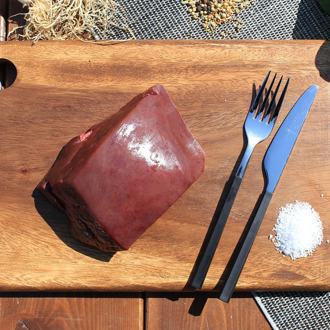 당일도축 한우 소간 300g 쇠고기간 생간 축산물백화점 꿀맛컴퍼니 강아지소간, 1개