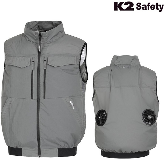 K2세이프티 에어윈드베스트(벨트형) 선풍기 조끼