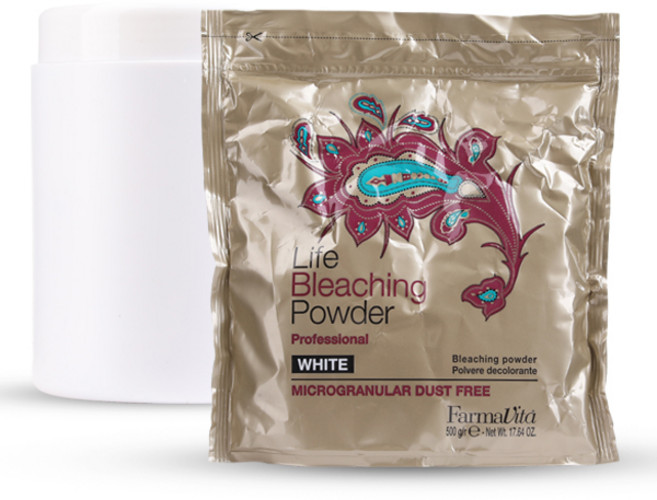 아로마코 라이프 블리치 파우더 브릿지 탈색제 탈색약 탈색가루 브리지 브릿치 염색약 500g (이탈리아 수입), 1개