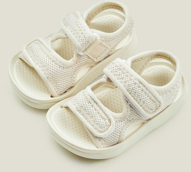 메쉬심플샌들 아기 유아 신발 돌아기 베이지 여름 키즈 여아 남아