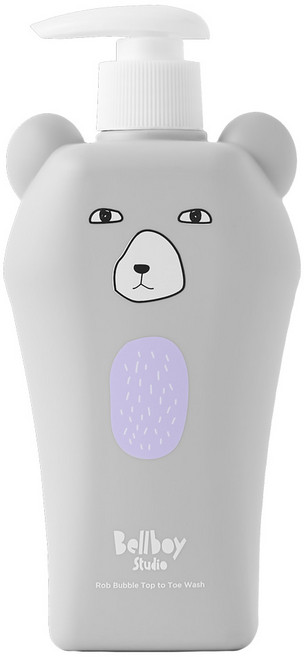벨보이스튜디오 롭 버블 탑투토 워시 - 아기클렌저 유아 샴푸 신생아워시, 1개, 400ml