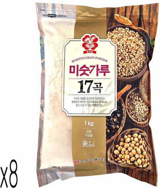 새마원 소연 17곡미숫가루 아침 식사대용 선식 곡물쉐이크, 8개, 1kg