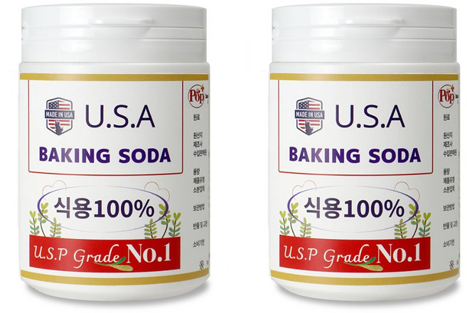 식용 베이킹소다, 200g, 2개